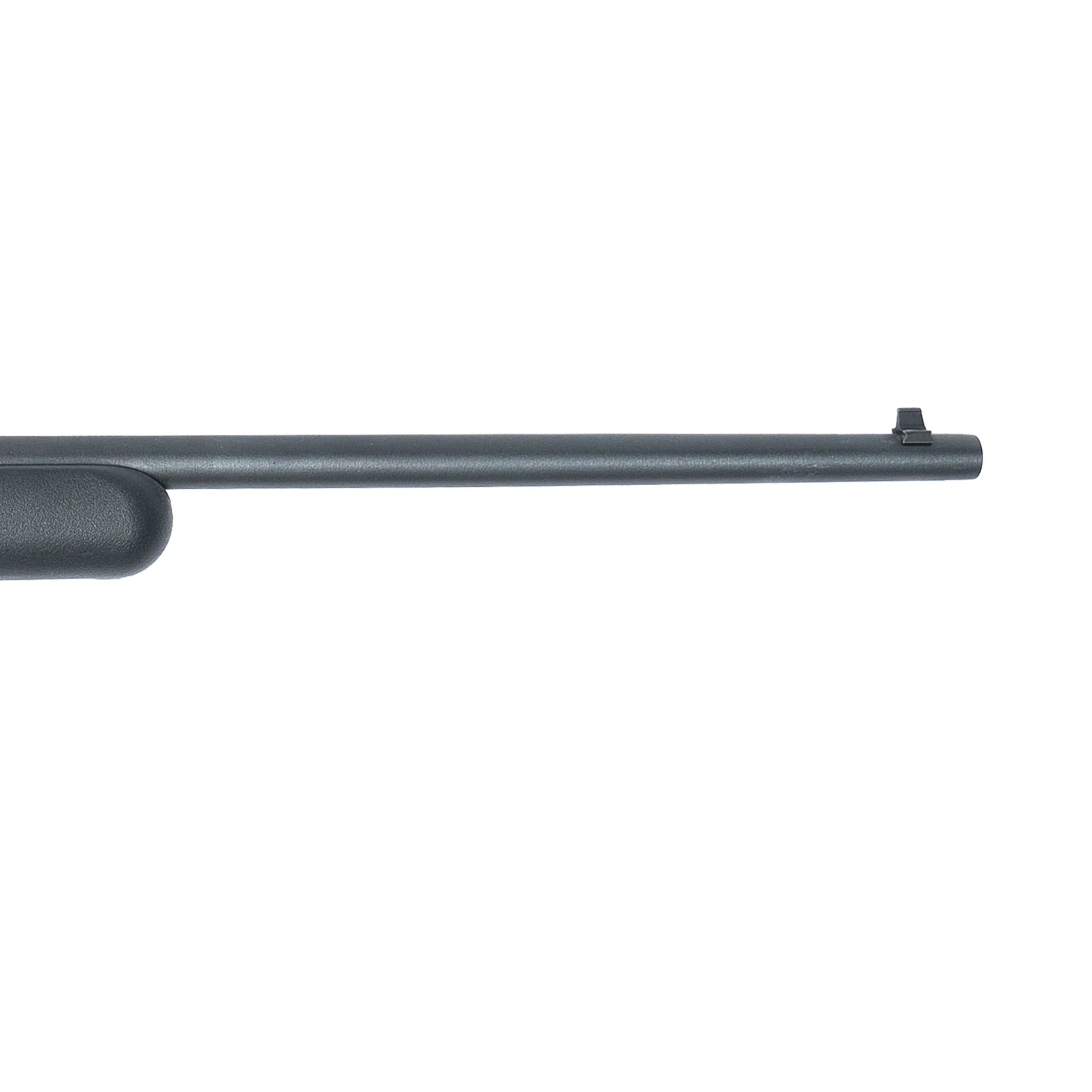 Detalle del cañón de acero en rifle Savage Mod. 93 calibre .22 WMR.