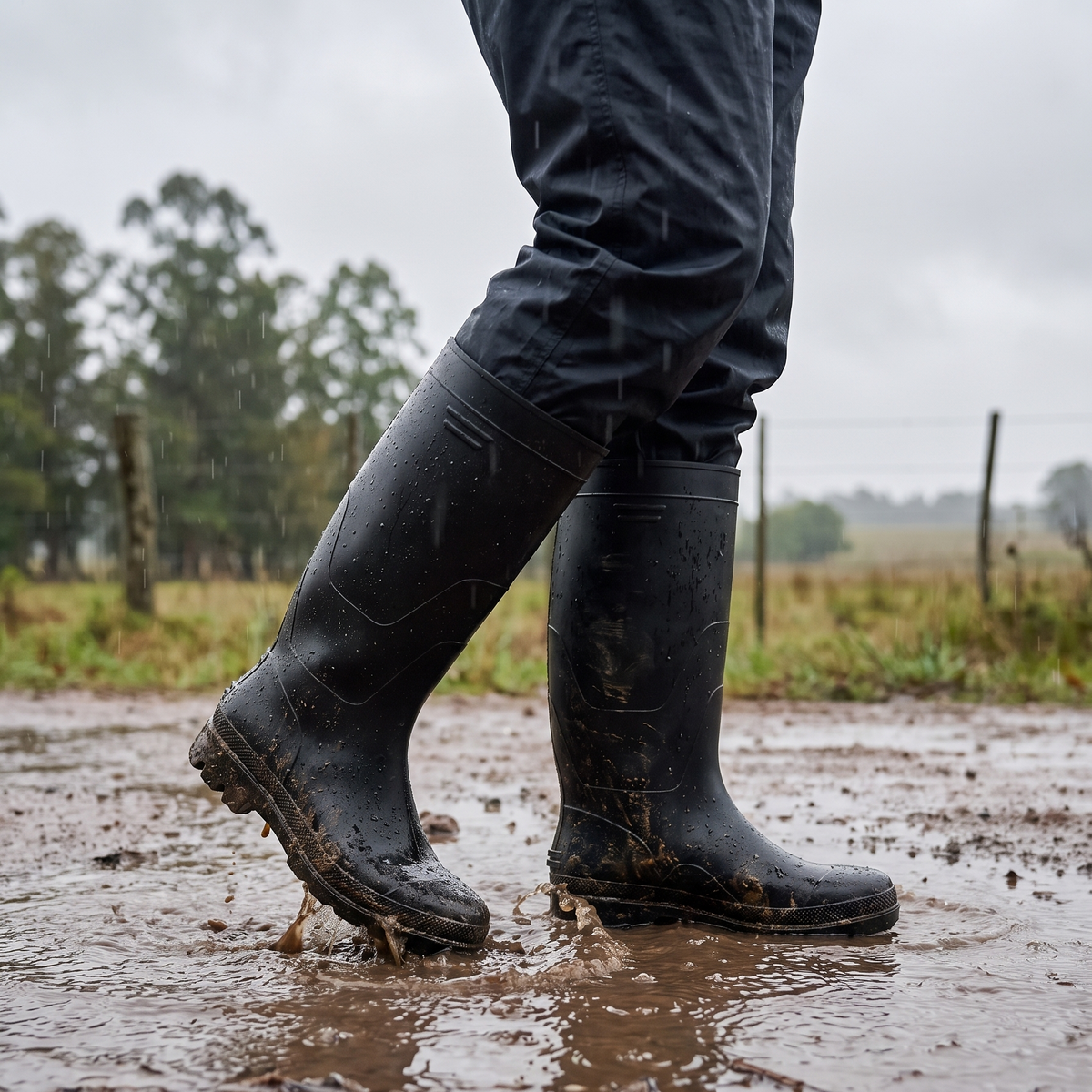 Botas Arye PVC de caña alta
