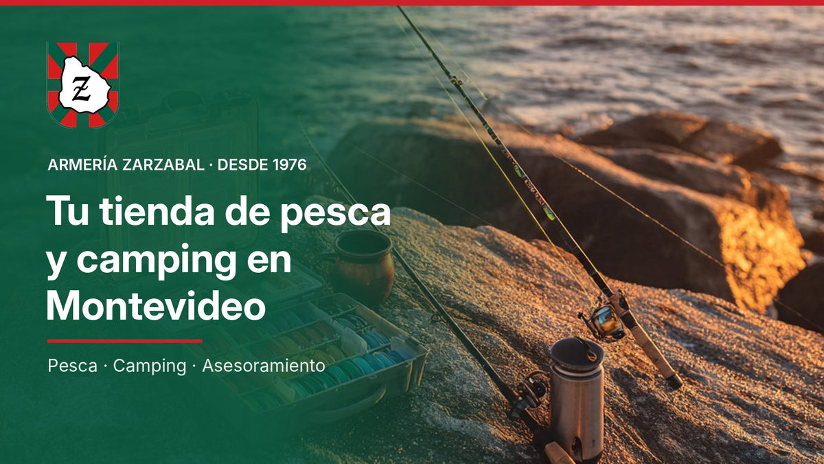 Armería Zarzabal: tienda de pesca y camping en Montevideo desde 1976