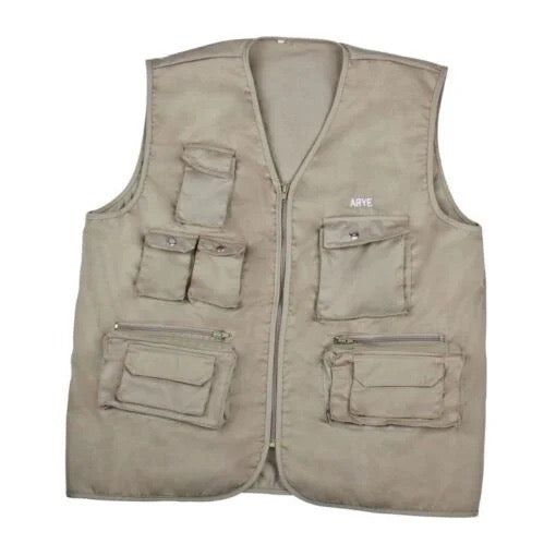 Chaleco multibolsillos en gabardina