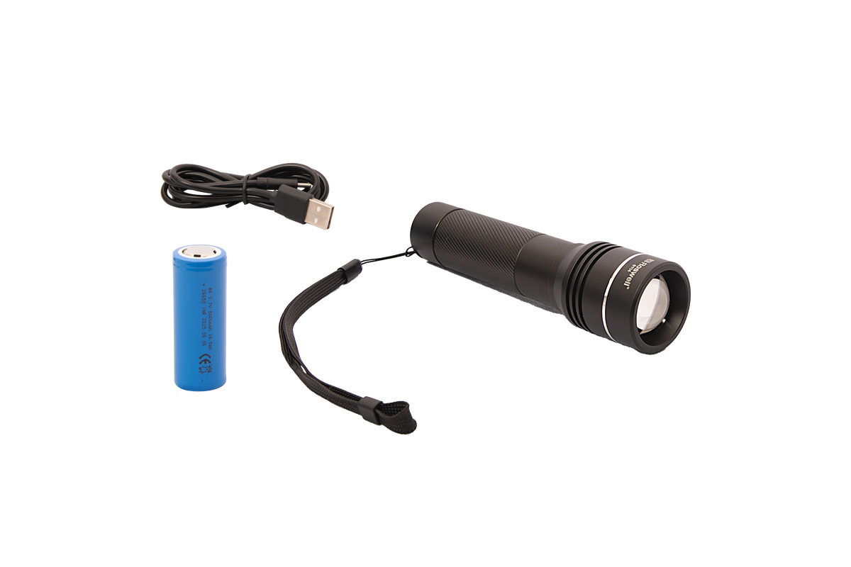 Linterna Led Laser 2000 Lumenes
