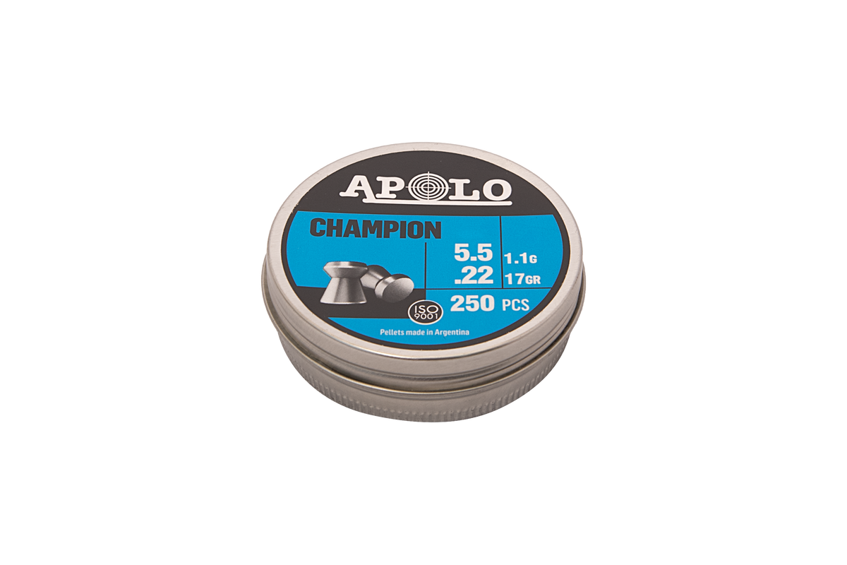 Chumbo Apolo Champion 5.5mm x 250 unidades