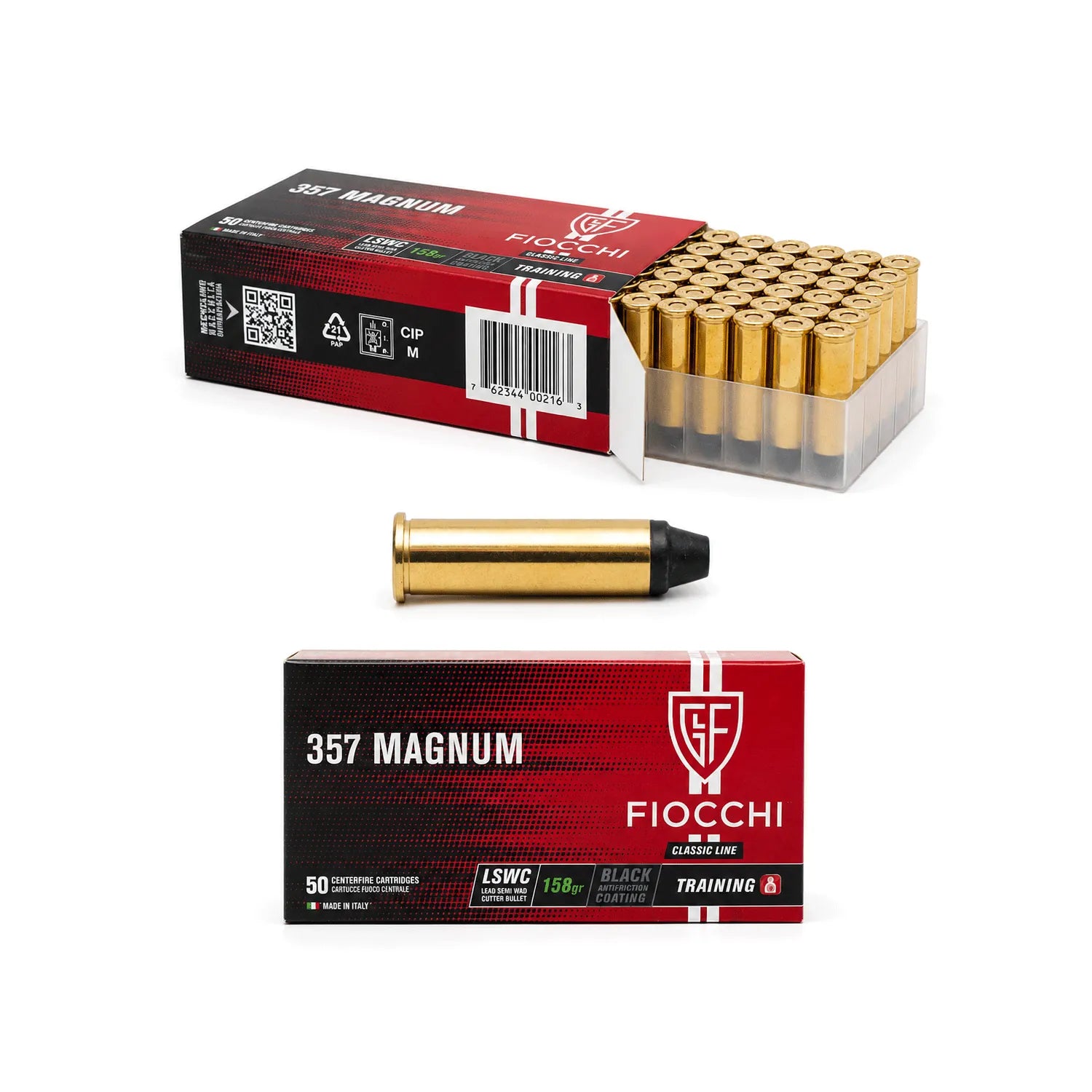 Bala Fiocchi Cal. .357 Mag