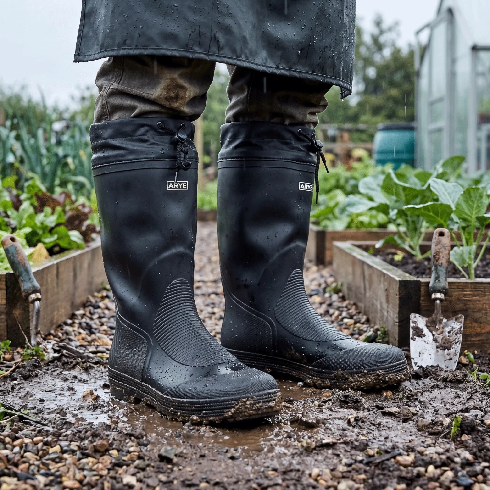 Bota de lluvia Arye con suela pantenera