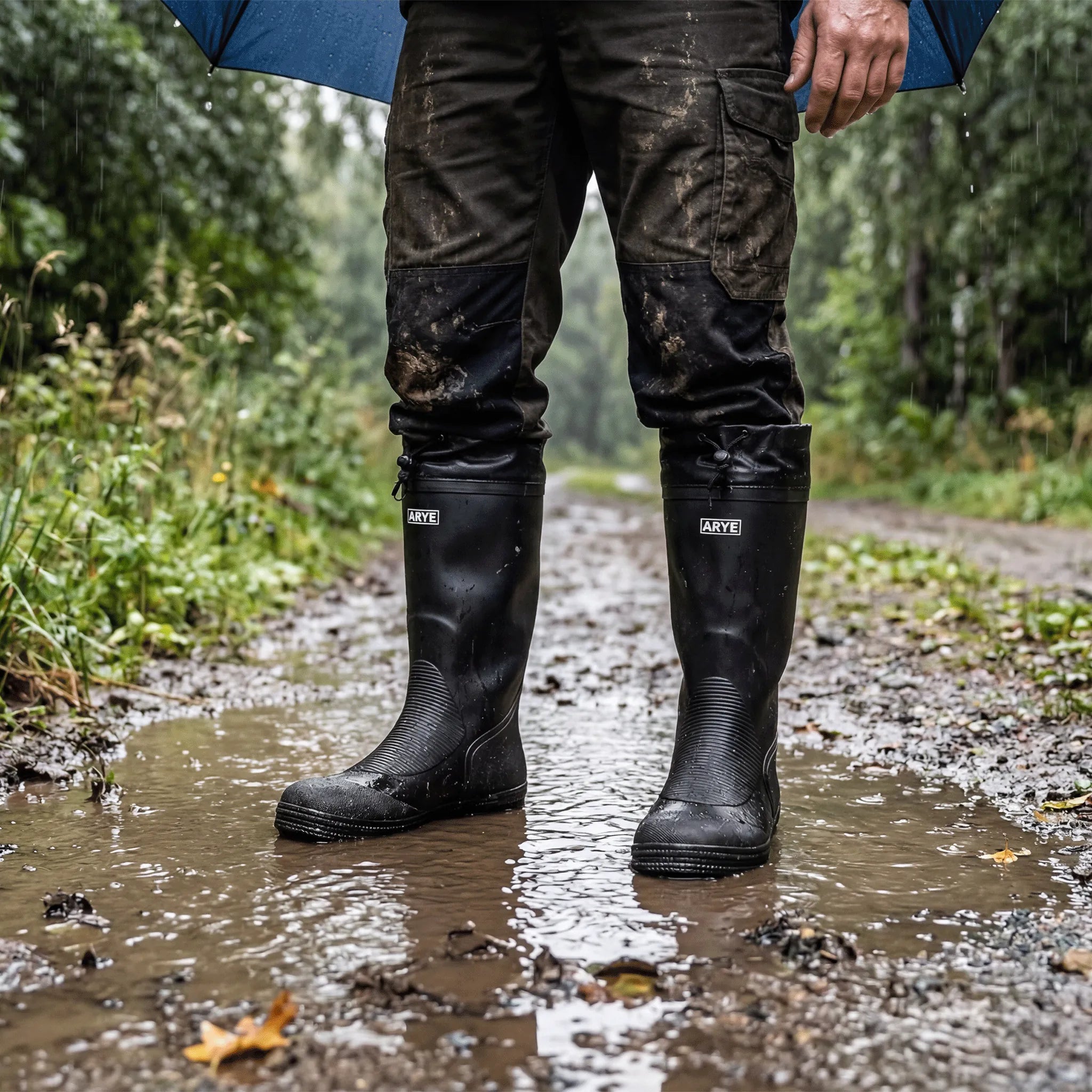 Bota de lluvia Arye con suela pantenera