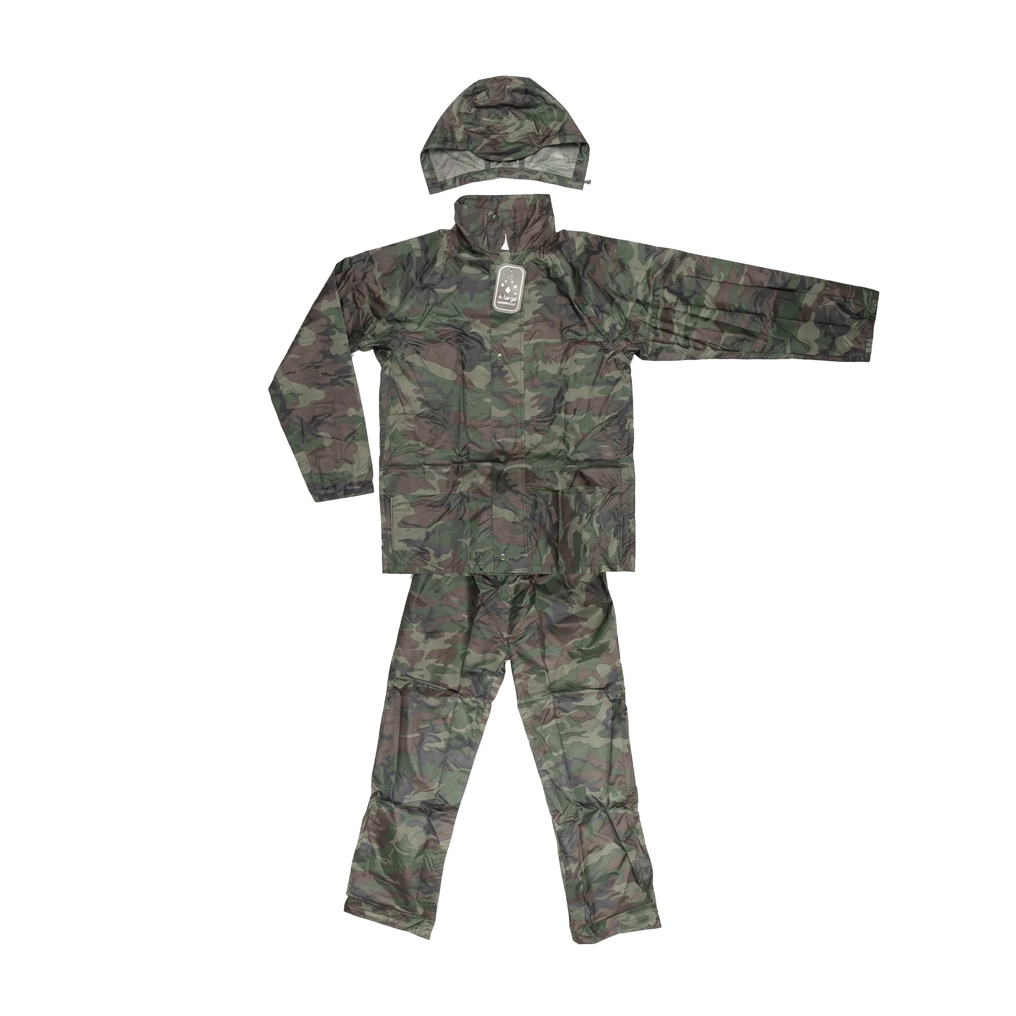 Equipo de lluvia Arye Nylon/PVC camuflado