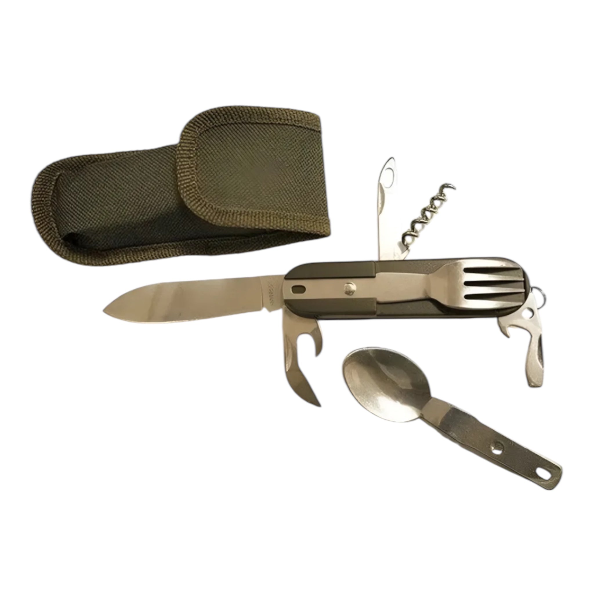 Navaja Multifunción con Cubiertos