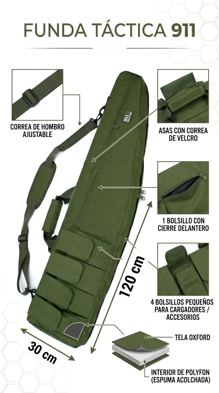 Funda Táctica 911 – 120 x 30 cm