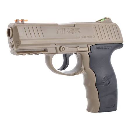 Pistola Crosman de Co2 MK45 Calibre 4.5 BB’S Desert