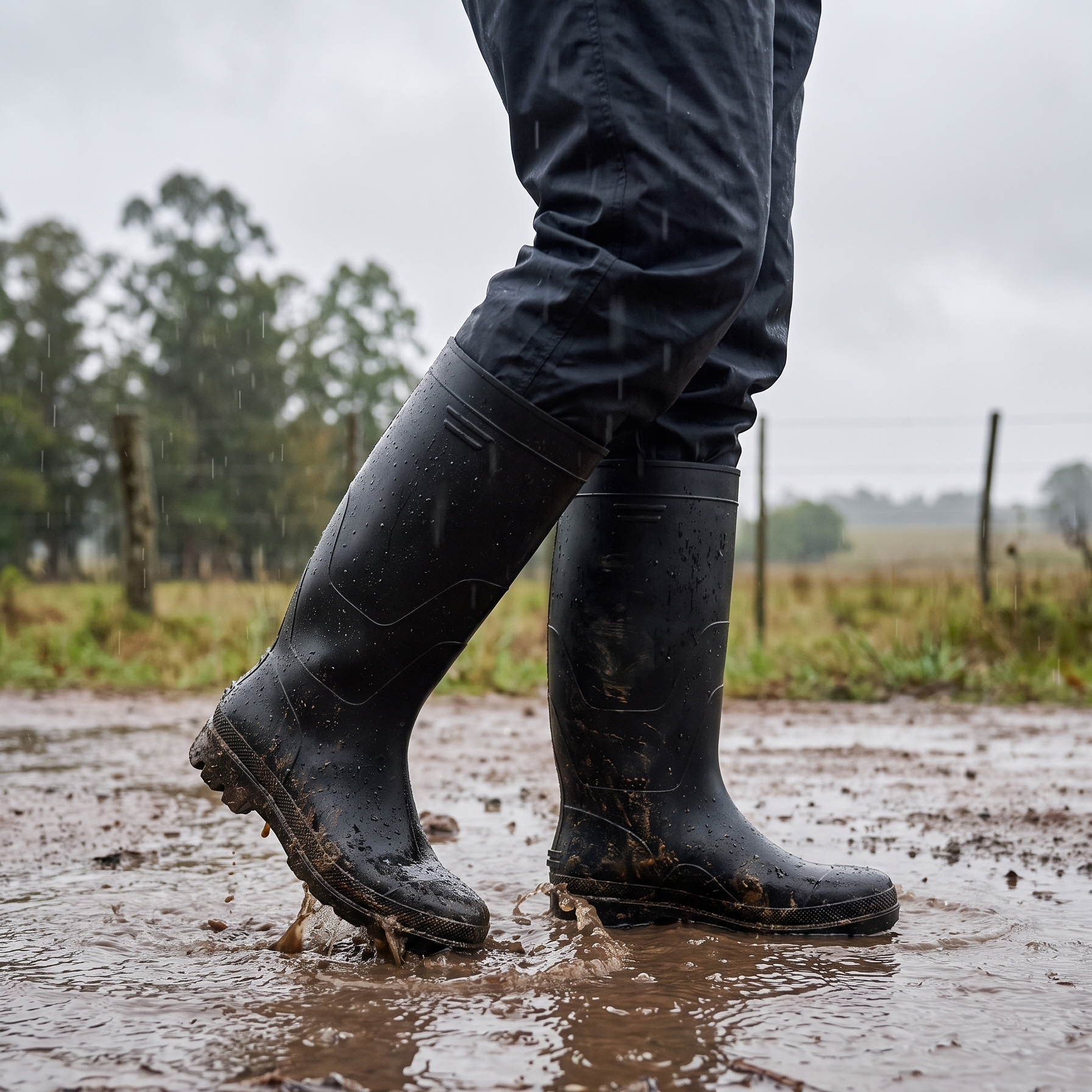 Botas Arye PVC de caña alta
